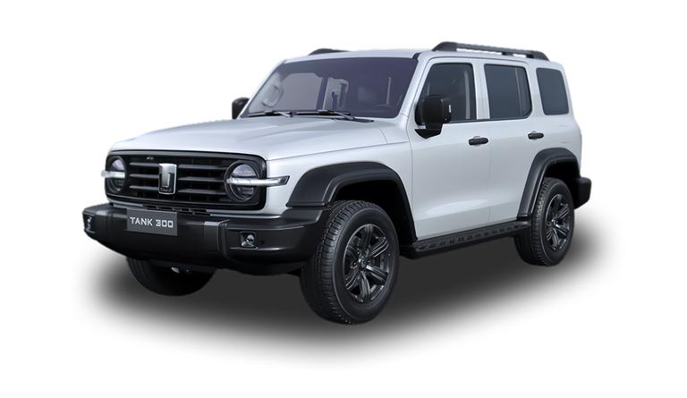 Тэнк 300 Белый Ольхон, металлик, ракурс 3 4