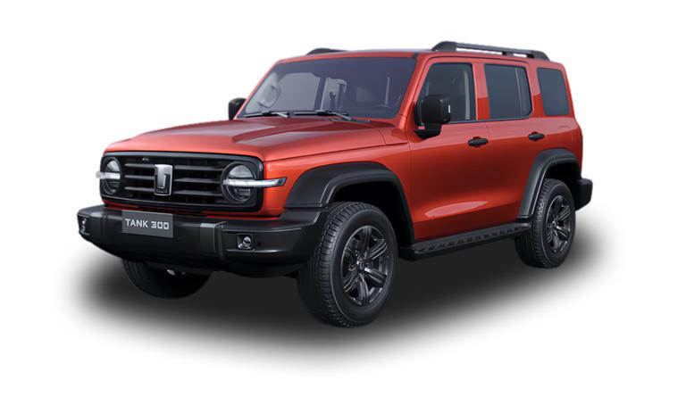 Тэнк 300 Чарский Оранжевый, металлик, ракурс 3 4